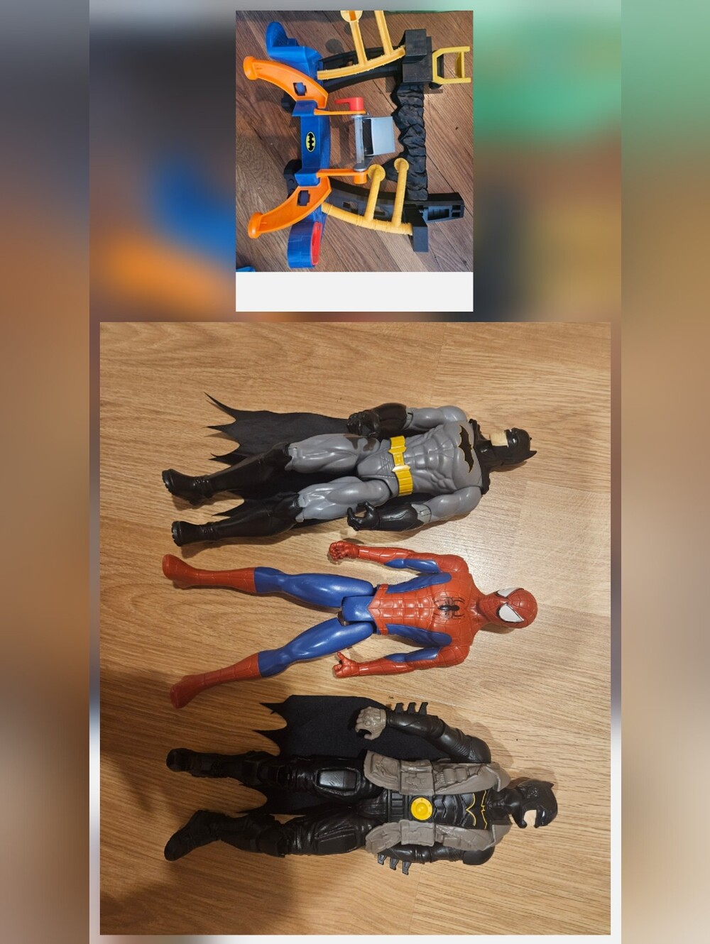 Batman Large Figueres Spiderman Smallet Batman Imaginext Base